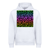 White leopard glitter seamless pattern Urban Hoodie - BundleAndBundleShop