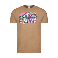 Vintage Coffee unicorn coffee cups Vintage Tee - NancyCooperArtShop
