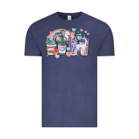 Vintage Denim unicorn coffee cups Vintage Tee - NancyCooperArtShop