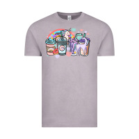 Vintage Zinc unicorn coffee cups Vintage Tee - NancyCooperArtShop
