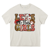 Cream let's do this girls baseball Heavy Core Tee - Jasminsmagicworld