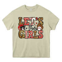 Mossy let's do this girls baseball Heavy Core Tee - Jasminsmagicworld