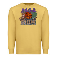 Antique Gold Basketball Mom Premium Sweatshirt - HowdyJamesFarm