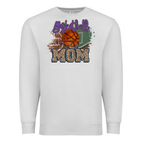 Dove Grey Basketball Mom Premium Sweatshirt - HowdyJamesFarm