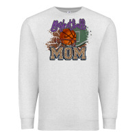 Oatmeal Heather Basketball Mom Premium Sweatshirt - HowdyJamesFarm