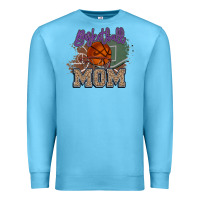 Ocean Blue Basketball Mom Premium Sweatshirt - HowdyJamesFarm