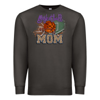 Smoke Basketball Mom Premium Sweatshirt - HowdyJamesFarm