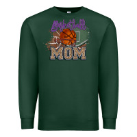 Sports Green Basketball Mom Premium Sweatshirt - HowdyJamesFarm