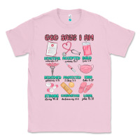 Bubblegum Pink god says i am nurse Classic Tee - MaliasSmallBusiness