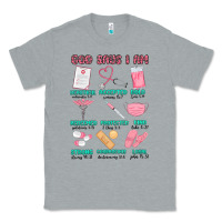 Heather Grey god says i am nurse Classic Tee - MaliasSmallBusiness