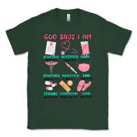 Sports Green god says i am nurse Classic Tee - MaliasSmallBusiness
