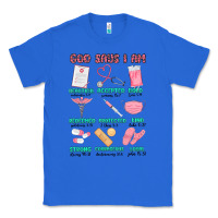 True Royal god says i am nurse Classic Tee - MaliasSmallBusiness