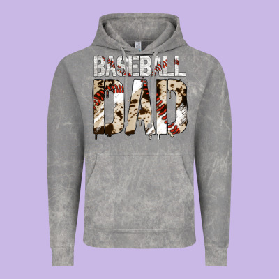 No Background Baseball Dad Vintage Hoodie Designed By Jasminsmagicworld