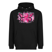 Black Cancer ribbon butterfly Cancer Awareness Heavyweight Hoodie - HowdyJamesFarm