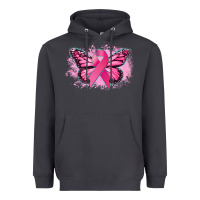 Smoke Cancer ribbon butterfly Cancer Awareness Heavyweight Hoodie - HowdyJamesFarm