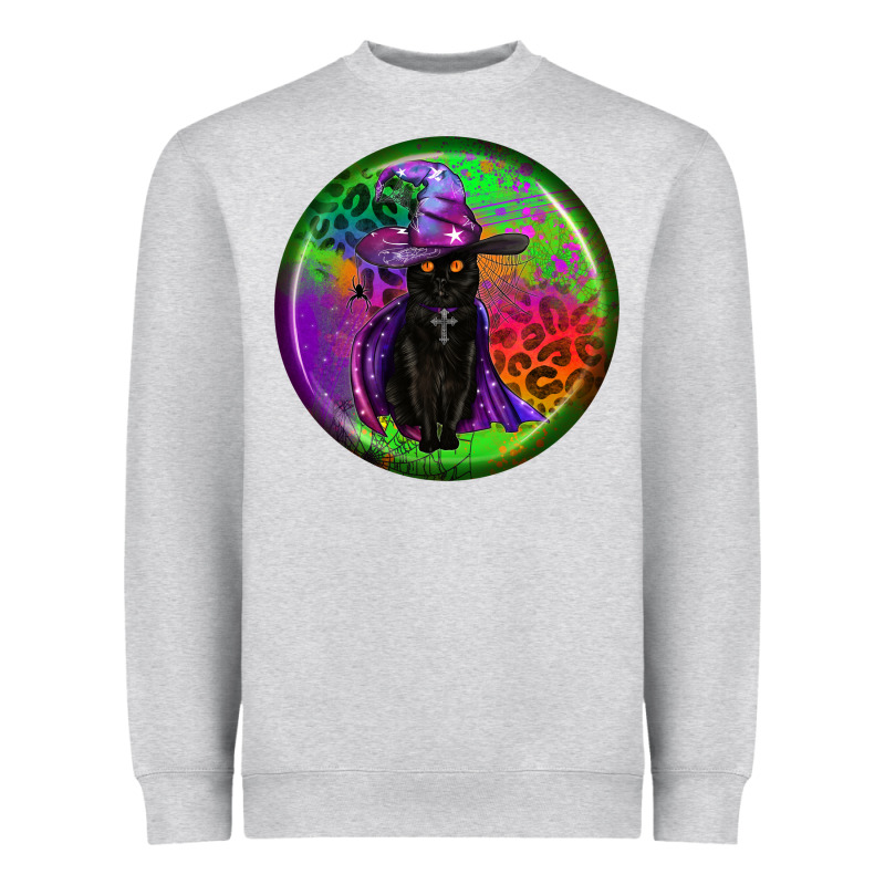 Halloween Round Earrings Heavyweight Sweatshirt by BundleAndBundleShop | Teevron