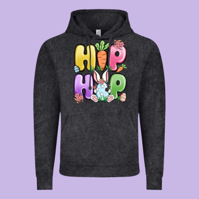 Easter Hip Hop Vintage Hoodie Designed By Maliassmallbusiness
