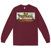 Burgundy football therapy license plate Long Sleeve Tee - BundleAndBundleShop