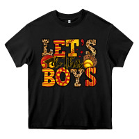 Black let's do this boys softball Heavy Core Tee - Jasminsmagicworld