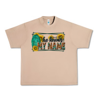 Burro he knows my name isaiah 43 1 Urban Heavy Tee - NancyCooperArtShop