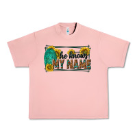Salmon he knows my name isaiah 43 1 Urban Heavy Tee - NancyCooperArtShop