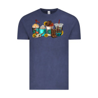Vintage Denim western coffee cups Vintage Tee - NancyCooperArtShop