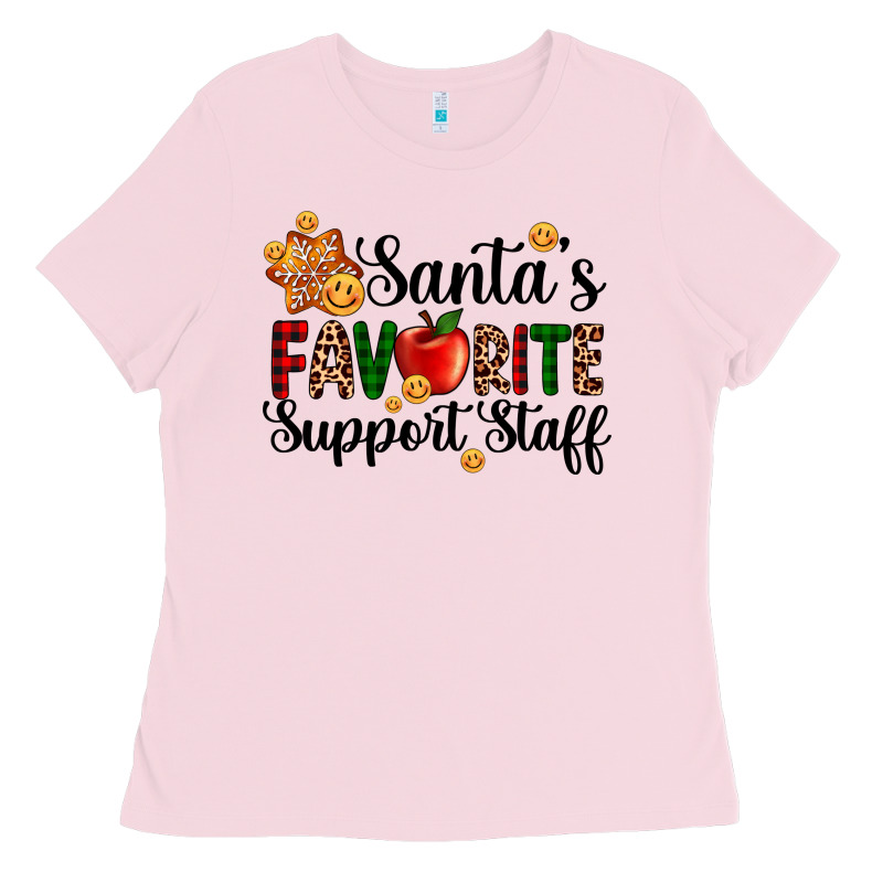Santa's Favorite  Sport Staff Ladies Tee by AdoDesignShop | Teevron