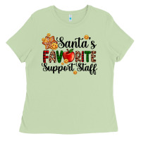 Matcha santa's favorite  sport staff Ladies Tee - AdoDesignShop