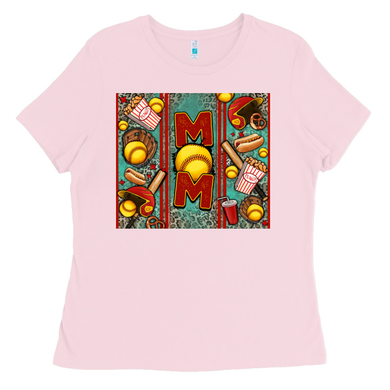 Softball Mom Ladies Tee by Jasminsmagicworld | Teevron