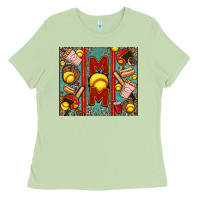 Matcha softball mom Ladies Tee - Jasminsmagicworld