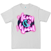 Dove Grey neon moon Premium Tee - JahusDesignShop