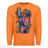 Carrot Freedom rock hand 4th of july Premium Sweatshirt - CowGirlArtShop