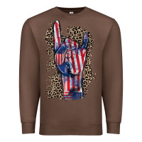 Chestnut Freedom rock hand 4th of july Premium Sweatshirt - CowGirlArtShop