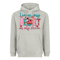 Moon Dust I wear my heart on my sleeve Valentine's Day Heavyweight Hoodie - HowdyJamesFarm