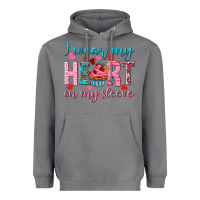 Storm I wear my heart on my sleeve Valentine's Day Heavyweight Hoodie - HowdyJamesFarm