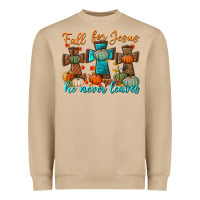Mushroom fall for jesus he never leaves Heavyweight Sweatshirt - BundleAndBundleShop
