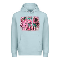 Blue Mist i wear pink for my aunt Premium Hoodie - CowGirlArtShop