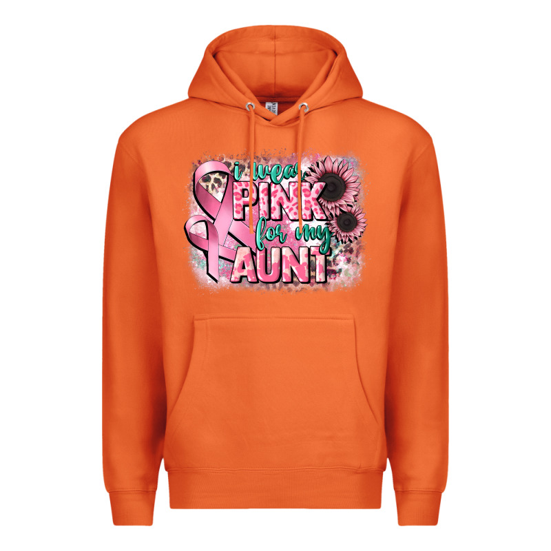 I Wear Pink For My Aunt Premium Hoodie by CowGirlArtShop | Teevron