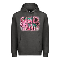 Charcoal Heather i wear pink for my aunt Premium Hoodie - CowGirlArtShop