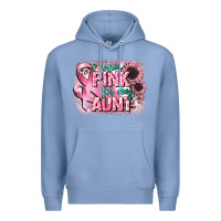 Colony Blue i wear pink for my aunt Premium Hoodie - CowGirlArtShop