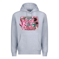 Heather Grey i wear pink for my aunt Premium Hoodie - CowGirlArtShop