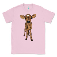 Bubblegum Pink baby cow Classic Tee - NancyCooperArtShop
