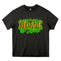 Asphalt blessed with  shamrocks Heavy Core Tee - AdoDesignShop