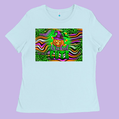 Wicked Cute Kids Ladies Tee Designed By Artiststas