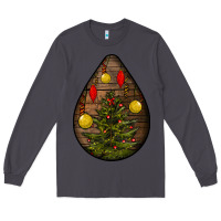 Smoke christmas  teardrop Long Sleeve Tee - BundleAndBundleShop