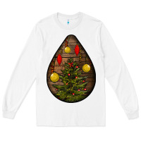 White christmas  teardrop Long Sleeve Tee - BundleAndBundleShop