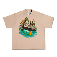 Burro fishing pelican camp Urban Heavy Tee - NancyCooperArtShop