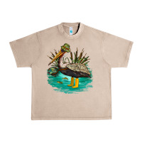 French Oak fishing pelican camp Urban Heavy Tee - NancyCooperArtShop