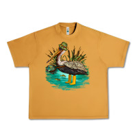 Peanut Butter fishing pelican camp Urban Heavy Tee - NancyCooperArtShop