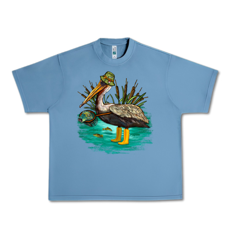 Fishing Pelican Camp Urban Heavy Tee by NancyCooperArtShop | Teevron